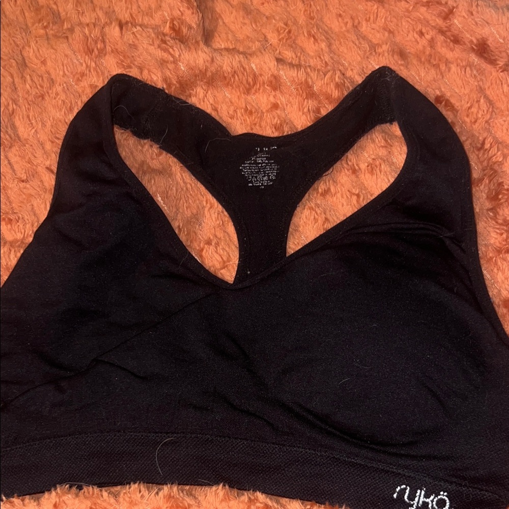 RYKA Black Sports Bra